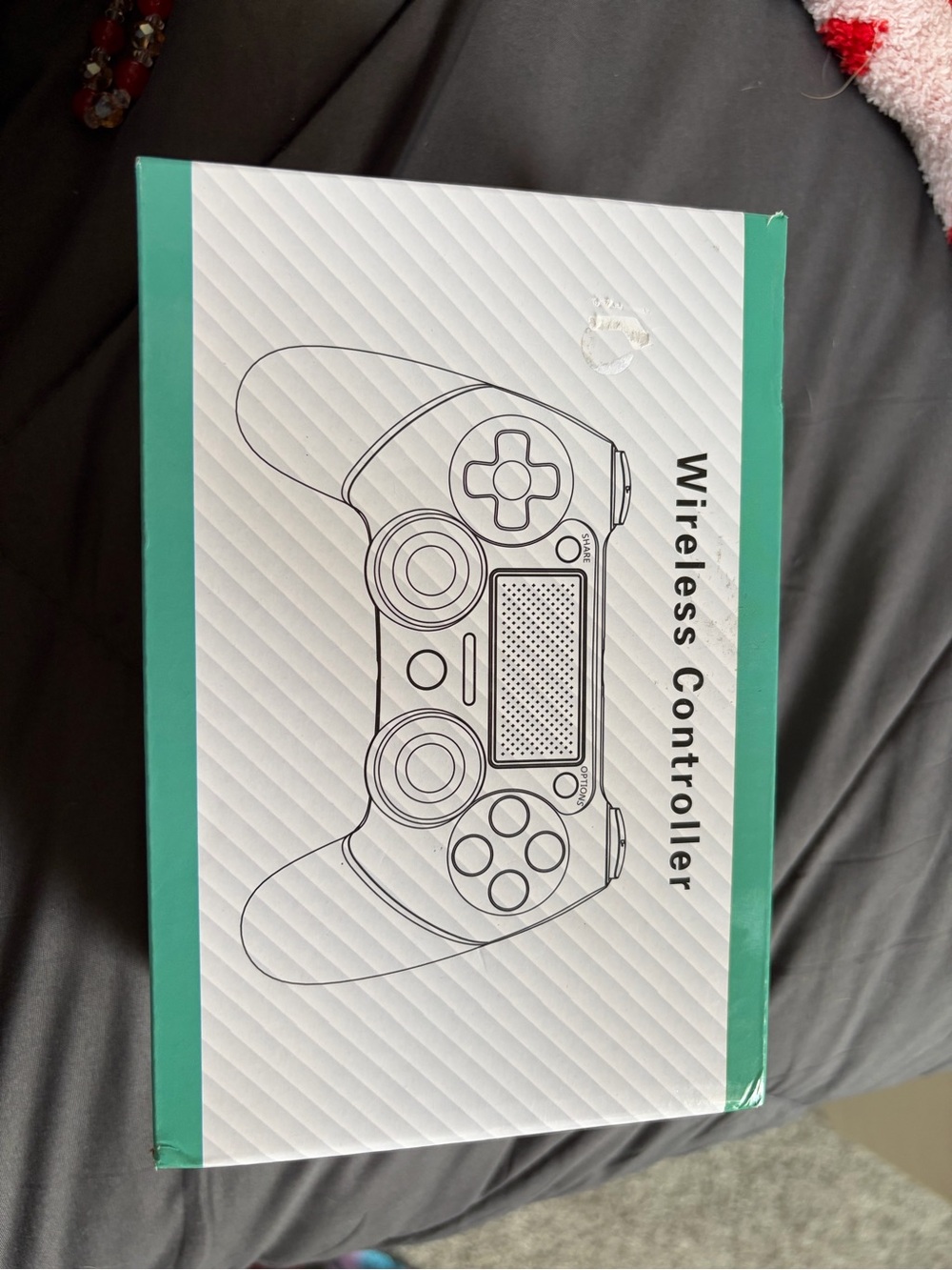 Wireless Game Controller - White/Turquoise